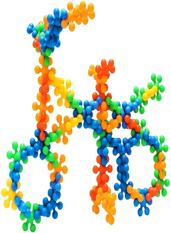 PrankPond مجموعة قطع برانك بوند ستار لينكس - 100 قطعة من المكعبات الملونة المتشابكة | لعبة بناء ممتعة وتعليمية للأطفال (بنين وبنات) - Image 4